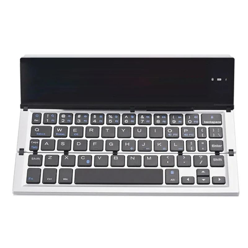 BOW Folding Bluetooth Mobile Phone Keyboard Rechargeable Wireless Pocket Keyboard for Iphone Samsung Phones Tablet