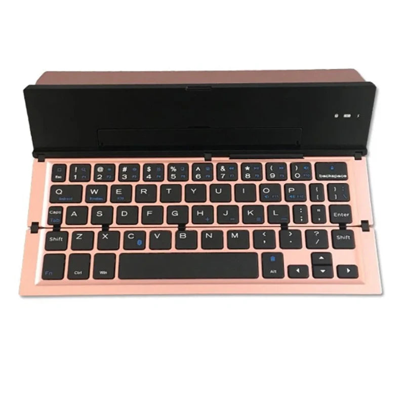 BOW Folding Bluetooth Mobile Phone Keyboard Rechargeable Wireless Pocket Keyboard for Iphone Samsung Phones Tablet