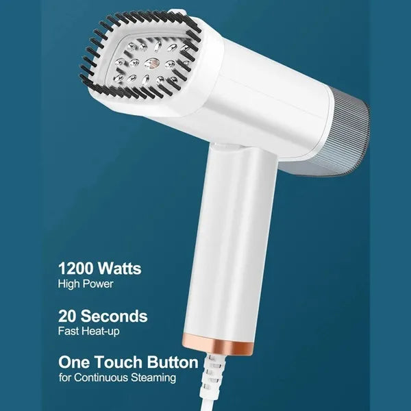 Handheld Fabric Steam Brush, Portable Iron, 1000W Foldable Garment Steamer