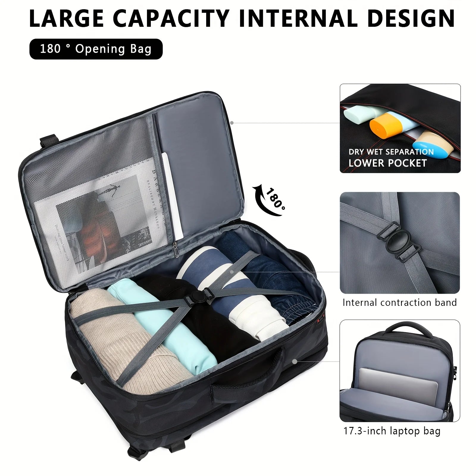 Multifunctional Backpack for Men