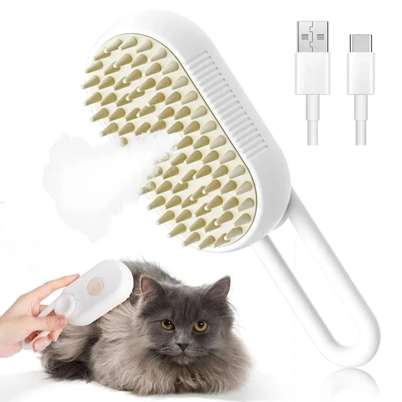 Steamy Spray Massage Comb for Pets