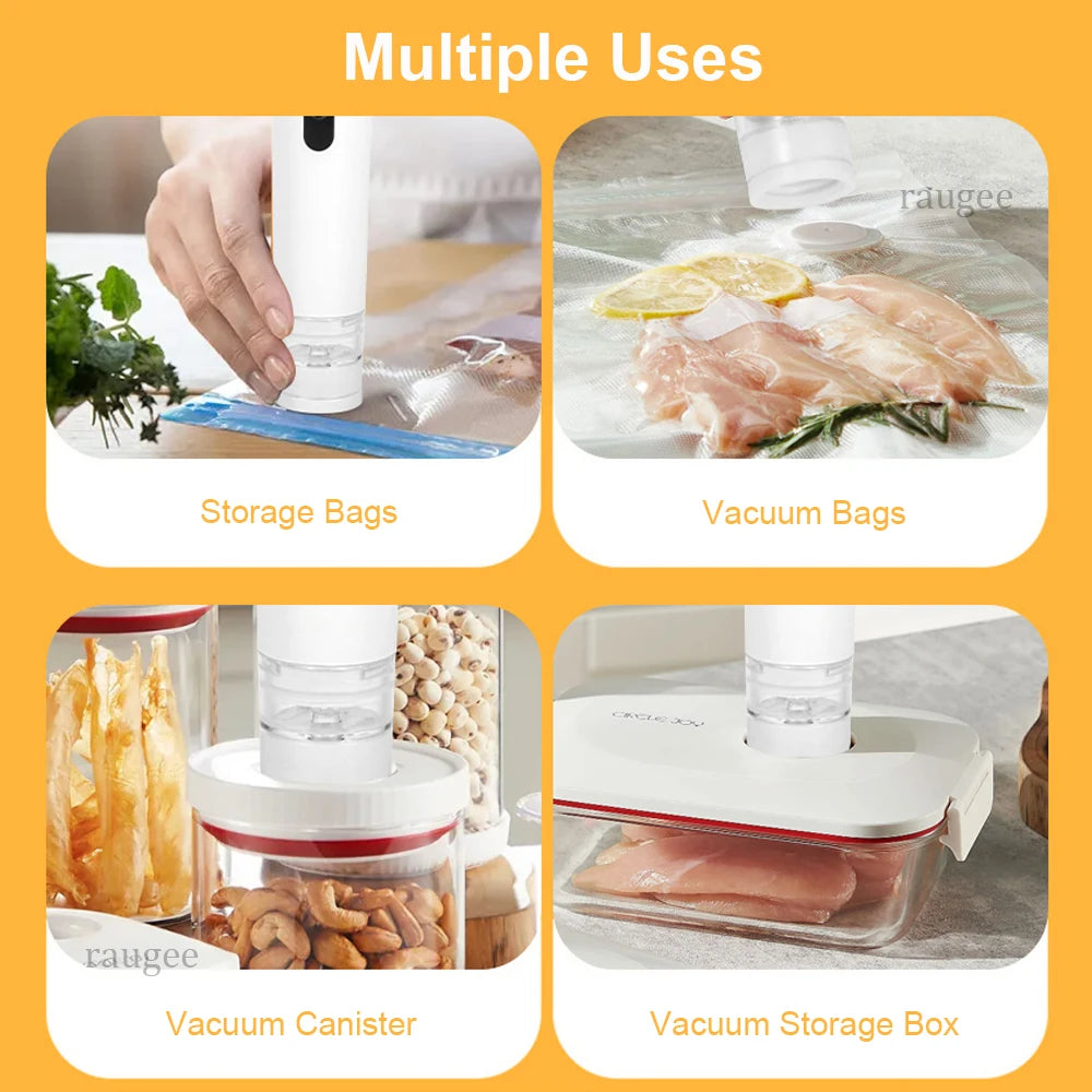 Wireless Vacuum Sealer Pump - Handheld Food Sealing Pump 