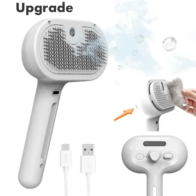 Steamy Spray Massage Comb for Pets