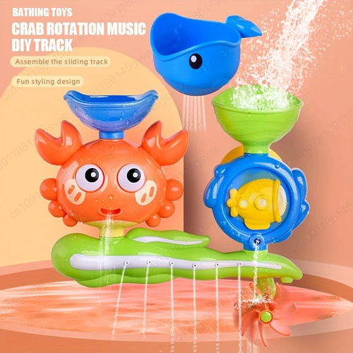 Baby Bathtub Water Play Set Rotating Sprinkler