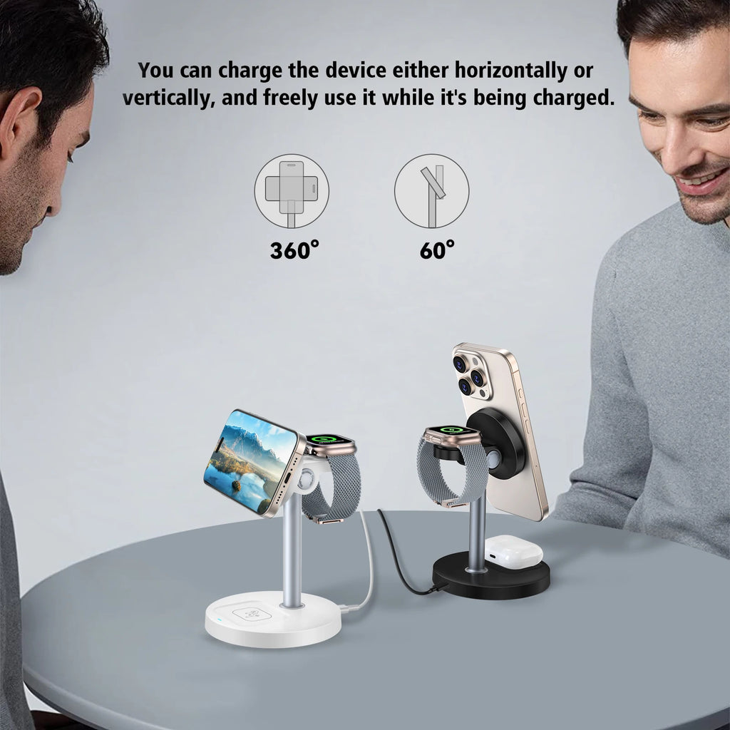 15W Fast Wireless Charger Stand 3-in-1