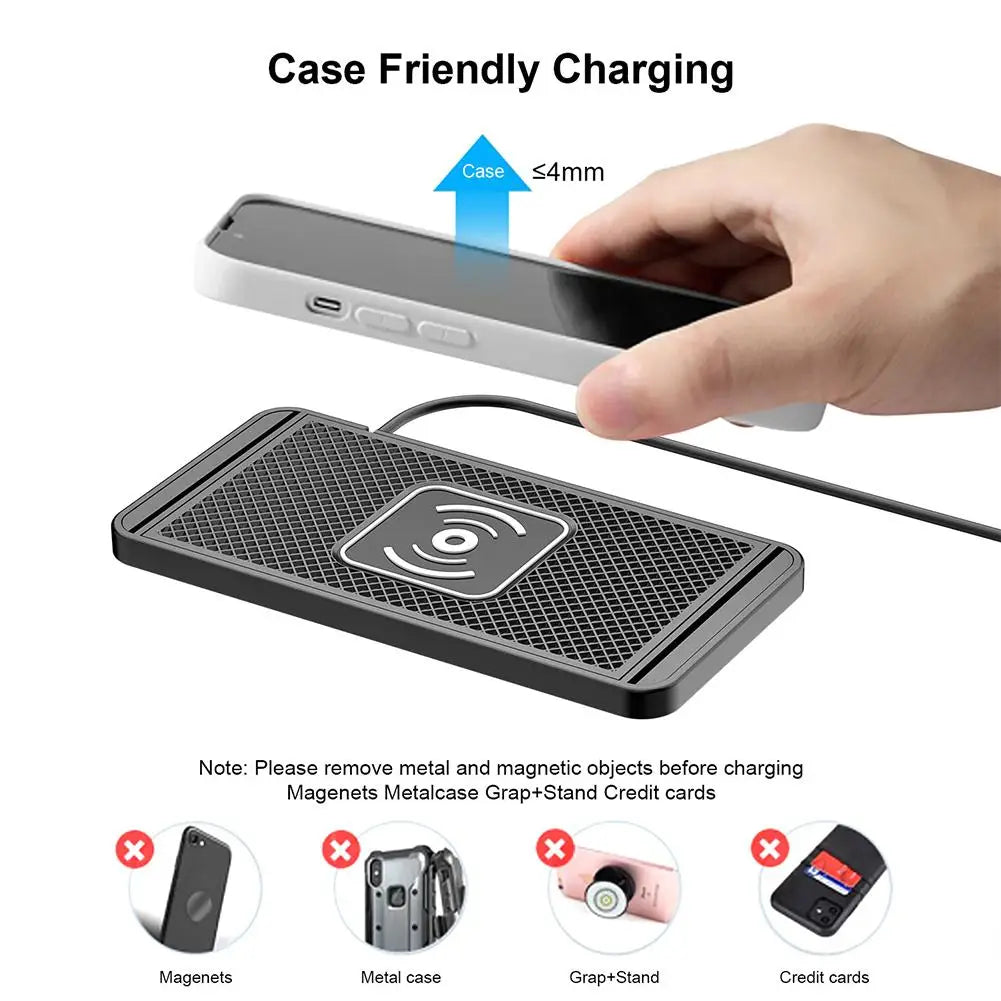 15W Car Wireless Charger Type-C