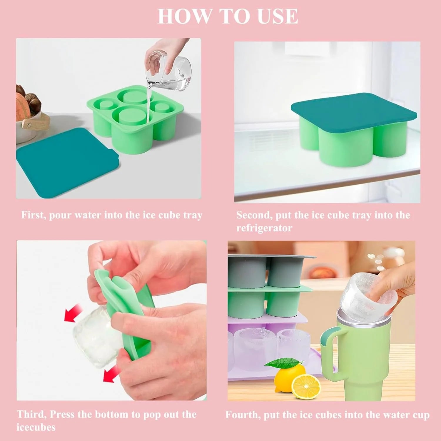Stanley 4-in-1 Silicone Ice Cube Tray