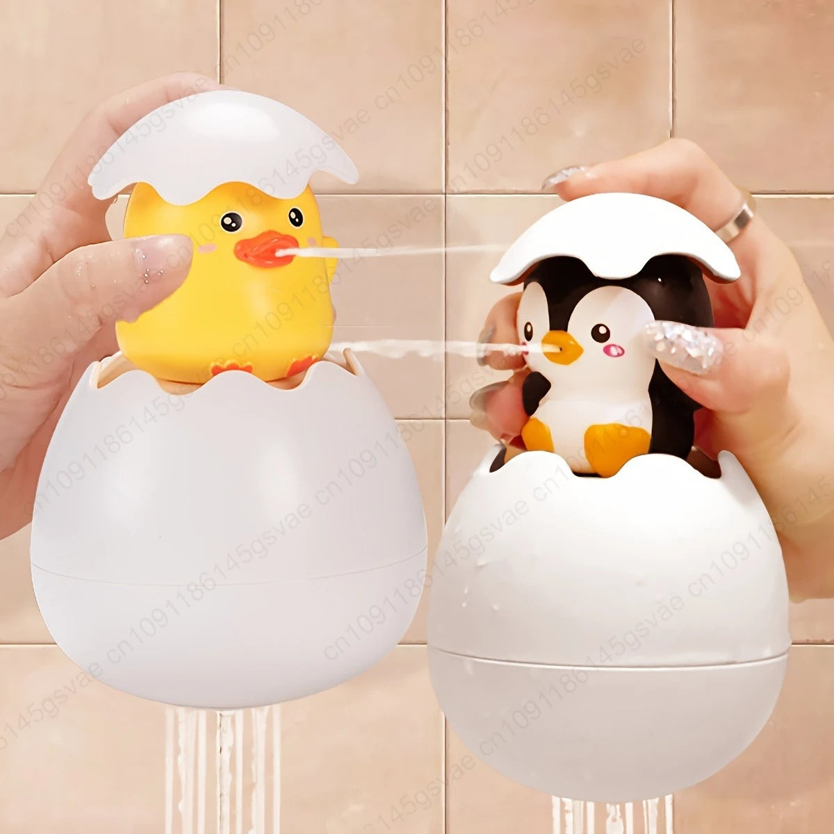 Baby Bathtub Water Play Set Rotating Sprinkler