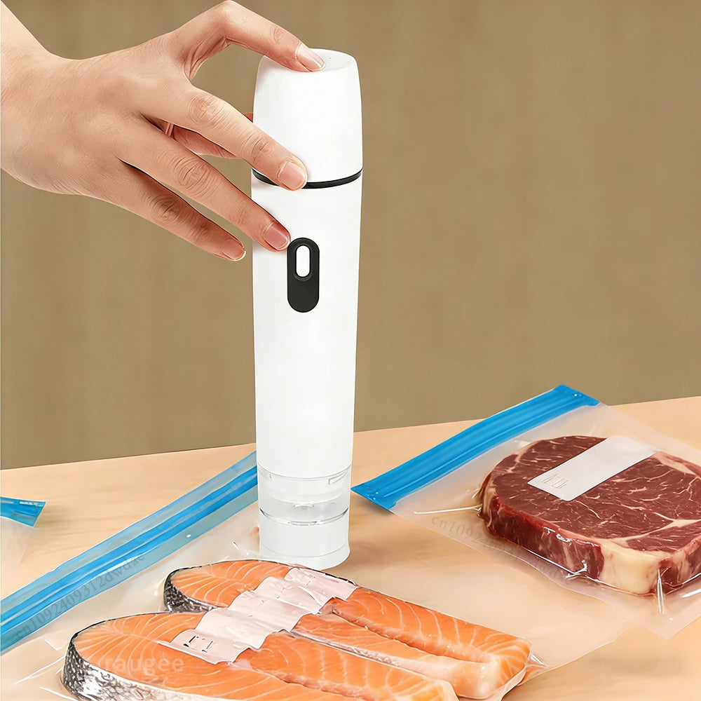 Wireless Vacuum Sealer Pump - Handheld Food Sealing Pump 