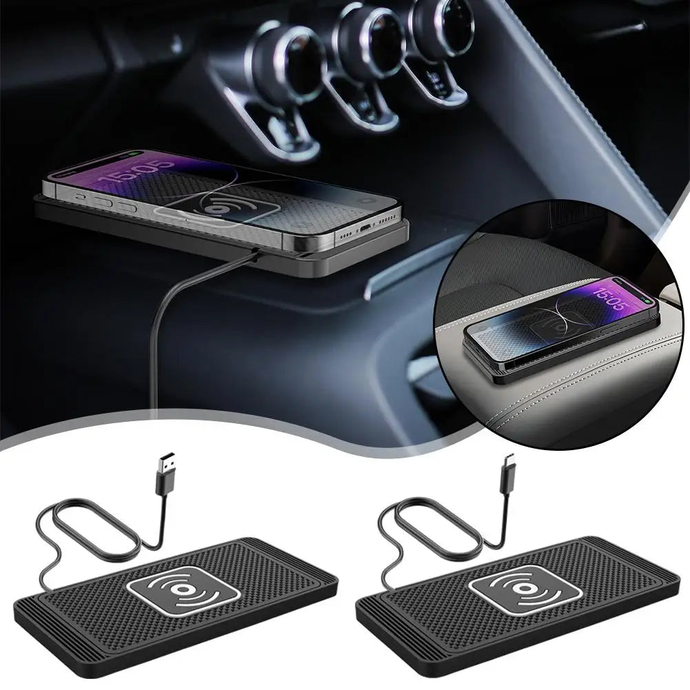 15W Car Wireless Charger Type-C