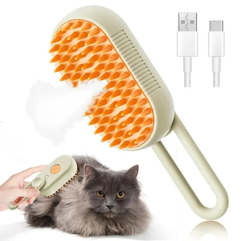 Steamy Spray Massage Comb for Pets