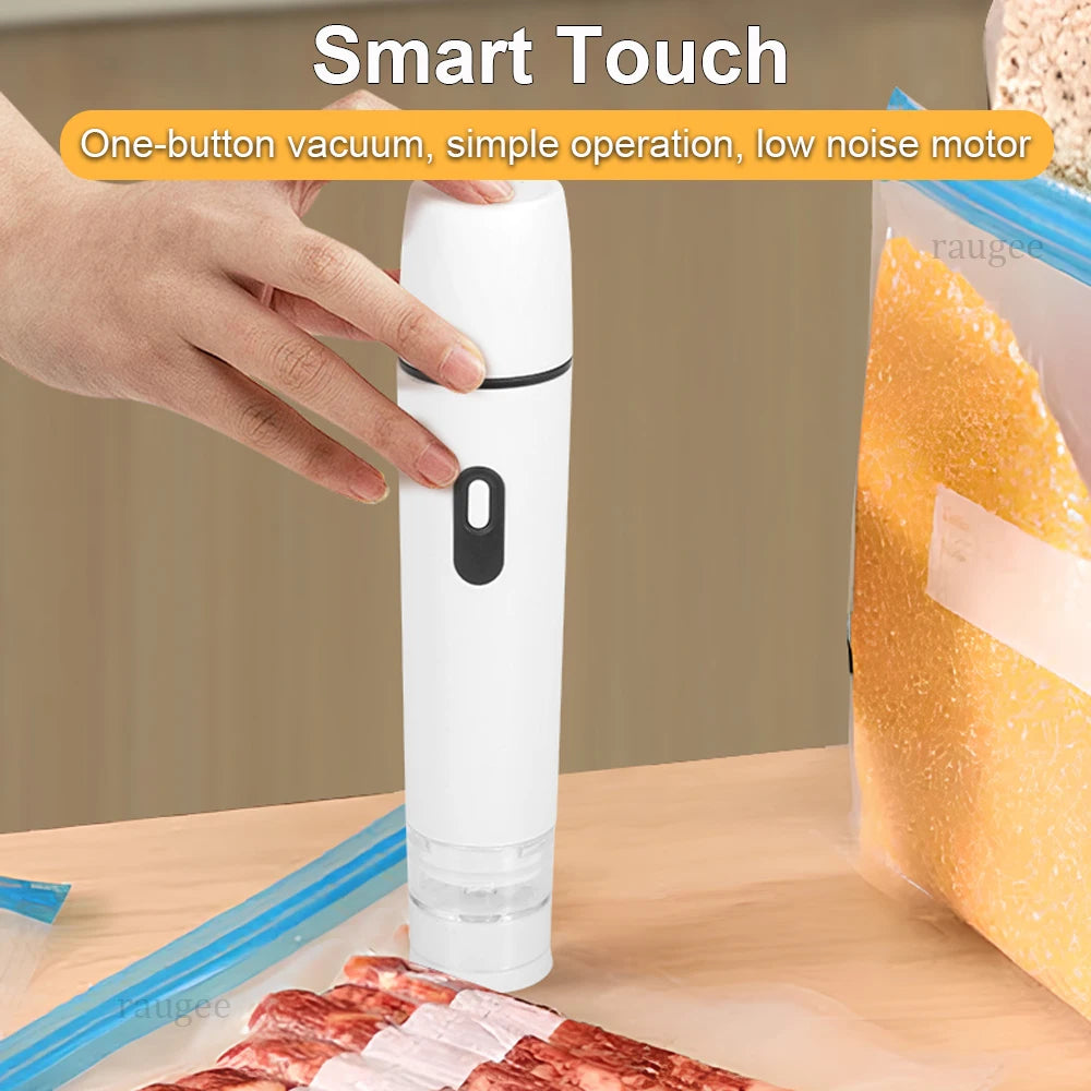 Wireless Vacuum Sealer Pump - Handheld Food Sealing Pump 