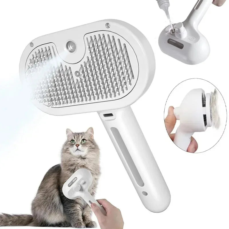 Steamy Spray Massage Comb for Pets