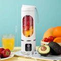  Portable Fruit Juicer 450Ml Capacity 3 Gears USB Rechargeable Blender Ice Crusher for Shakes and Smoothies Juicer Cup