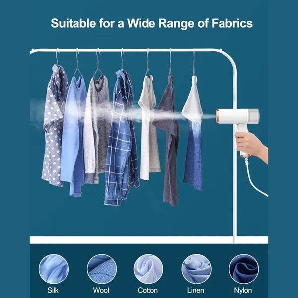 Handheld Fabric Steam Brush, Portable Iron, 1000W Foldable Garment Steamer